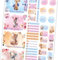 50 x Namensaufkleber mit Wunschname personalisiert Aufkleber Set mit Kinder Name Beschriftung Schule Kindergarten Kleidung Sticker wasserfest (20 Safari Wasserfarben)