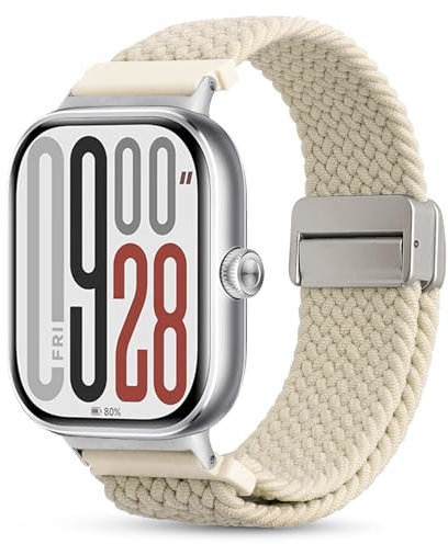 CHANRASI Cinturino Compatible con Xiaomi Redmi Watch 5/Xiaomi Redm 4 per Donne Uomini,Cinturino Elastico Sportivo Regolabile per Xiaomi Mi Band 9 Pro/Xiaomi MiBand 8 Pro