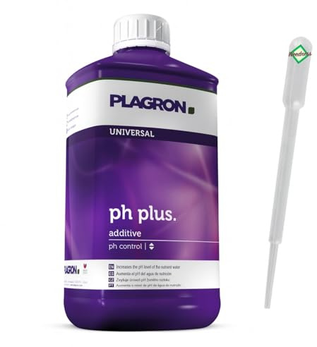 Weedness Plagron pH+ Plus 10 Liter Flüssig - ph-senker Dünger Pflanzen Grow Anbau Indoor Down Granulat Tomaten Rasen Orchideen