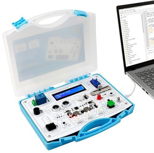 ELECROW All-in-one Starter Common Board Kit compatibile con Arduino con 15 sensori e 21 lezioni