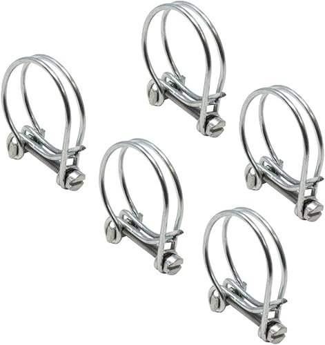 allpondsolutions Double Wire Pond Hose Clips - fits 38mm (1.5) Hose - Pack of 5