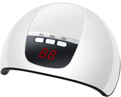 SAFIGLE 54w Led Uv Nageltrockner Lampe Schnelltrocknend Für Gel Acrylnägel Kompakt Und Leicht Für Zuhause Büro Und Reise Automatischer Sensor Geeignet Für Nagellacktypen
