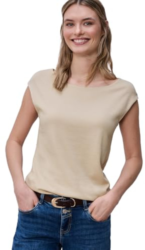 Damen Basic Shirt mit U-Boot-Ausschnitt