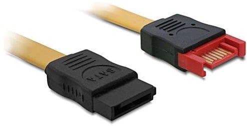 Delock SATA 3 Gb/s Verlängerung Stecker-Buchse 100 cm, [82666]