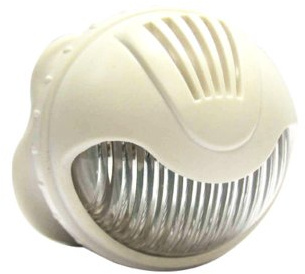 Masterplug Indoor Power Directional Night Light with Rotating Cover - Twin Pack - White