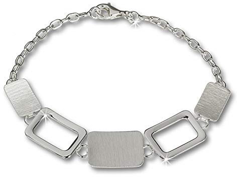 SilberDream Armschmuck 20cm silber Damen-Armband Square 925 Silber SDA411 Silber Armband