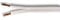 electrosmart 10m White Loud Speaker Cable Wire - Multi-Strand Ideal for Car Audio & Home HiFi - Outside Dimensions of Cable: 4mm x 2mm