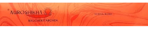 Rose - Surya Rose - original Auroshikha Räucherstäbchen aus Indien 10g