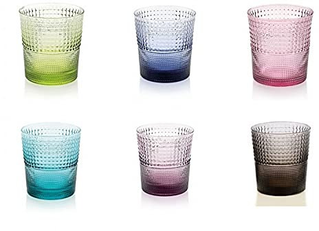 Set 6 bicchieri acqua Speedy IVV colori assortiti