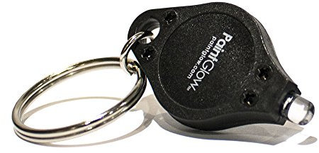 UV Light Keyring, with Demonstration Batteries, Loose