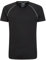 Mountain Warehouse Endurance Mens T-Shirt – Breathable Tee, UPF50 Protection, Lightweight Shirt, Comfortable & Quick Drying Top - for Gym, Travelling, Running Black M