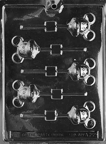 Mickey Mouse Lollipop Chocolate Mold SHIPS SAME DAY m127 by Unknown