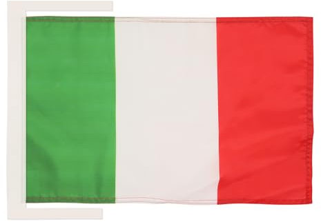 BANDERA de ITALIA 45x30cm - BANDERINA ITALIANA 30 x 45 cm cordeles - AZ FLAG