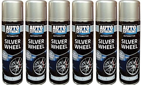 Silver Wheel Spray Paint Aerosol Can Auto Extreme Car Van Bike Can of 250ml New (12)