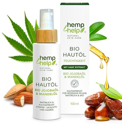 Ancient Egyptian Bio Hautöl – 100ml Jojoba, Mandel & Olivenöl | Cleopatra Rezept für Körper, Gesicht & Haare | Kaltgepresst, Vegan, Tierversuchsfrei, Tiefenhydration für trockene Haut & Anti-Aging