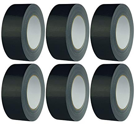 VASALAT K670GHC050SW schwarz, Stück Panzertape 50 mm x 50 m, extra stark Inhalt: 6 Rollen