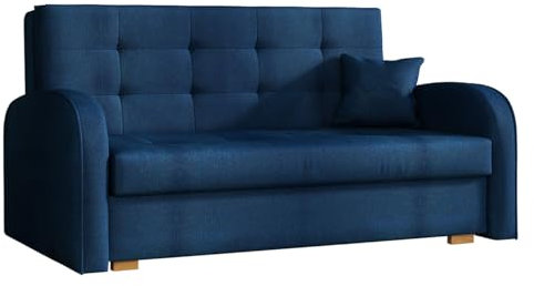 Mirjan24 Schlafsofa Viva Gold III mit Bettkasten, Bettsofa, 3 Sitzer Polstersofa mit Schlaffunktion inkl. Kissen, Sofa, Sofagarnitur, Farbauswahl, Wohnlandschaft (Kronos 09)