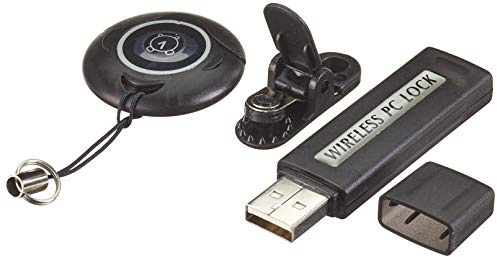 PremiumCord USB Wireless PC Schloss, Drahtlos, zweiteilig