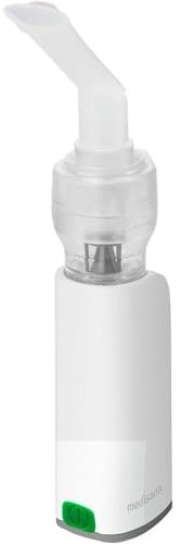 medisana IN 530 tragbarer Inhalator für Unterwegs, Kompressor Vernebler mit Mundstück und Maske für Erwachsene und Kinder, bei Erkältungen oder Asthma mit wiederaufladbarem Akku per Micro-USB