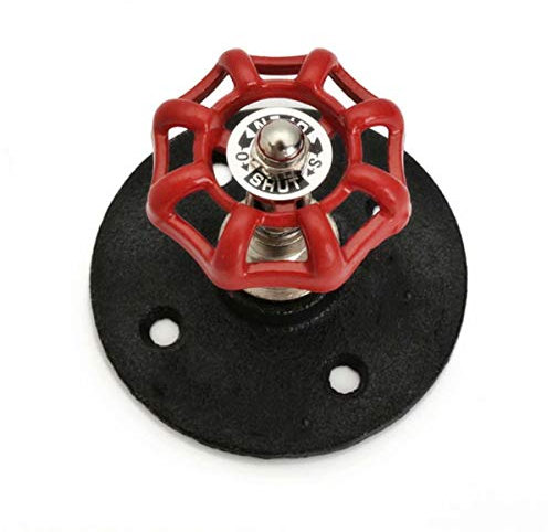 JAHQ Kleiderhaken 1 Stück Handtuchhaken Schwarz aus Eisen im Industrial Design sehr Stabil auch als Kleiderhaken