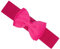 Ro Rox Vera Ceinture Large Élastique Années 1950 Vintage Retro Pin-Up Noeud Papillon Satin (Rose foncé, M)