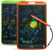 2 Pack LCD Writing Tablet Kids 10 Inch, Doodle Board Toddler Toys, Erasable Drawing Tablet, Etch Sketch Doodle Pad, Learning Toys for 3 4 5 6 7 8 Year Old Girls Boys, Birthdays Gift, Green/Orange