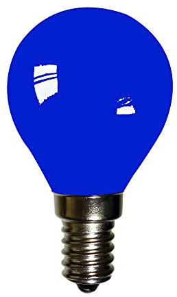 NCC-Licht 1 x LED Filament Leuchtmittel Tropfen 2W E14 farbig Blau 13lm