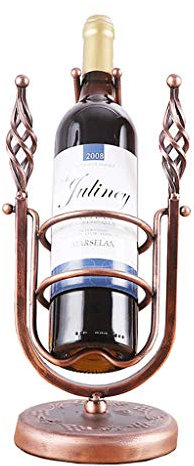 Z&y GLAa Porta Bottiglie Di Vino in Ferro Battuto Portain Porta Gallievo Portabottiglia