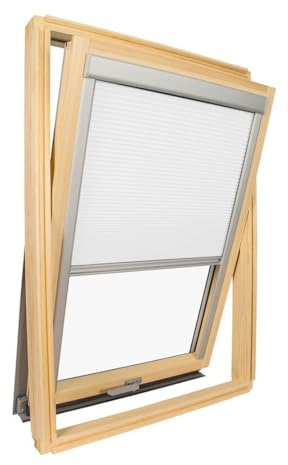 Dachfenster Rollo passend für Velux Weiß - Größencode 4/606/S06 - Isolierrollo - Einfache Montage