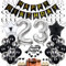 23. Geburtstag Dekoration,Schwarz Tortendeko Geburtstag 23 Jahre Männer,Black and White Party Deko,23 Geburtstag Frauen Männer,Tortendeko 23. Geburtstag Männer Frauen,Geburtstagsdeko 23 Jahre Frauen