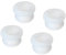 sourcing map 4Pcs Snap Rubber Grommet Hole Plug Mount Dia 12mm ID 9mm H 10mm Seal Anti-Scratch for Electrical Box Cable Pipe Transparent
