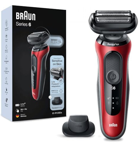 Braun - SHAVER 61-R1200s Red Euro