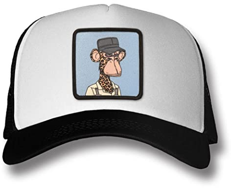 Bored of Directors Offizielles Lizenzprodukt Ape 5057 - Leeway Trucker Cap (Weiß-Schwarz), One Size