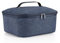 reisenthel coolerbag M pocket Kühltasche mit Obermaterial aus recycelten PET-Flaschen Ideal für das Mittagessen unterwegs, Couleur:herringbone dark blue