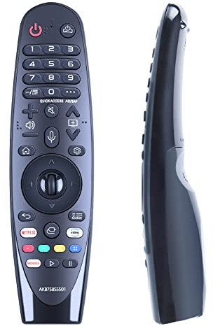 GOUYESHO AKB75855501 Repuesto LG Mando a Distancia Compatible con LG Smart TV AN-MR20GA 55NANO79UNA 60UN7310PUA 75NANO91ANA 86UN8570AUD OLED55GXPUA OLED65CXPUA (sin función de Voz)