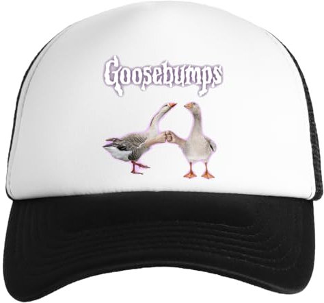 Jinbetee Goosebumps Meme Weiße Kinder Baseball Cap Unisex Snapback