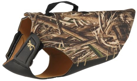 Browning Realtree Hundeweste, Neopren, vollständige Abdeckung, Jagdhundeweste mit Flexibler Brustplatte, Größe M (5 mm), Camouflage, Größe M
