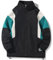 GURUNVANI Patchwork-Jacke für Herren, durchgehender Reißverschluss, Windbreaker, Vintage-Stil, Hj24081black, L