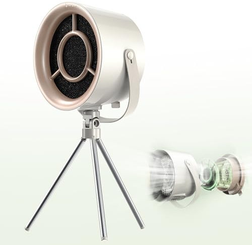 Campana de Cocina Portátil, Mini Campana Extractora 3 Velocidades, Extractor de Velocidad Desmontable y Ajustable, Extractor Portátil de Bajo Ruido para Cocina, Barbacoa Interior