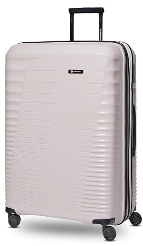 Farmhood Eco Edition großer Hartschalen Check-in Koffer nachhaltig | XL Trolley 53 x 31 x 77 cm mit Dehnfalte von 114 auf 120 Liter erweiterbar | Ultra-leicht nur 4,25 Kg