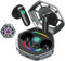 ANCwear Wireless Earbuds Bluetooth True Wireless Earbuds 20H Playtime mit DIY Stickern, In-Ear Earbuds mit Mikrofon für TV Smartphone Laptop, Mysterious Customizable Case für Gamer