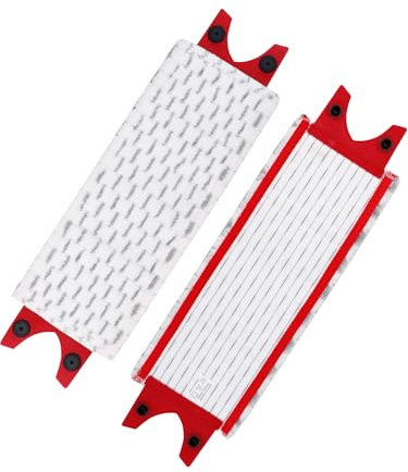 2 Pack Mop Heads Replacement Compatible with Vileda 1-2 Spray Mop Refill Microfibre Pads, Grey