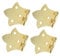 GRIRIW 4pcs Box Bronze Kitchen Cabinet Hinges Golden Small Door Hinges Iron Men Valet