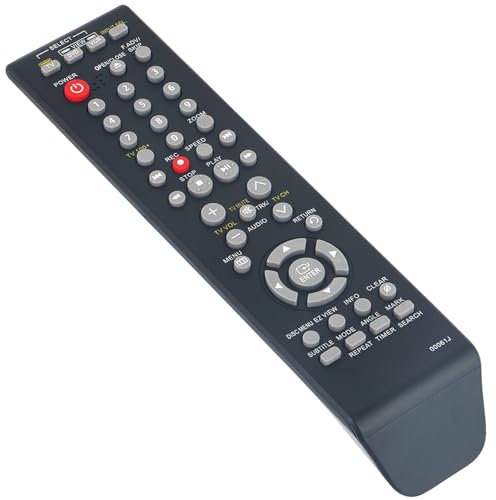 Beyution 00061J AK59-00061J Replacement Remote Control Compatible with Samsung DVD VCR Combo Recorder DVD-V8650 DVD-V9700 DVD-V9800 DVD-V9800M DVD-V8650/VCR DVD-V8650/XAA DVD-V9700/XAA DVD-V9800/XAA