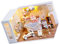 IMIKEYA Mini House Kit Handmade Wooden Model Diy Dolls House Kit Miniature Home Valentines