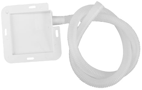 POPETPOP Récupérateur Eau pour Climatiseur Blanc en Plastique avec Tuyau, Compatibilité et Installation Facile pour Ambiance Estivale Intérieure