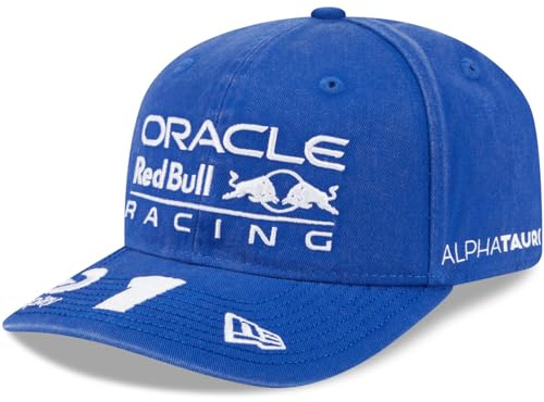 New Era Red Bull Racing F1 Team Offizielle 2025 Merchandise Brasilien GP Special Edition Max Verstappen Drivers Baseball Cap Blau