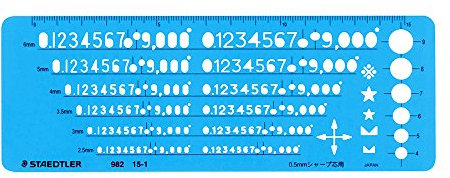 STAEDTLER Number Ruler(japan import)