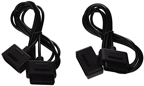 Link-e ® - Lot de deux cables rallonges extensions pour console Super Nintendo SNES