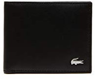 Lacoste NH1407 Kreditkartenetui für Herren, Schwarz, Einheitsgröße, Schwarz, Einheitsgröße